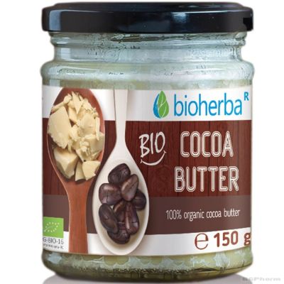 Био какаово масло х 150 гр БИОХЕРБА | Cocoa oil BIO 100% BIOHERBA
