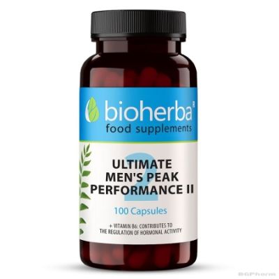 Интимна формула за мъже II х 100 капсули БИОХЕРБА | BIOHERBA Ultimate Men Peak Performance 2