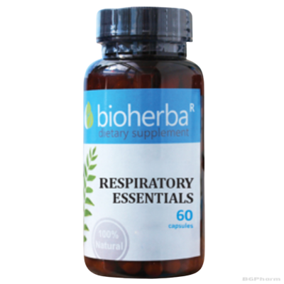 Билкова формула за дихателната система х 60 капсули БИОХЕРБА | BIOHERBA Respiratory Essentials