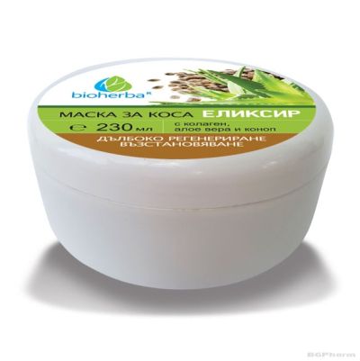 ЕЛИКСИР Маска за коса за възстановяване х 230 мл БИОХЕРБА | BIOHERBA ELIXIR Hair Mask