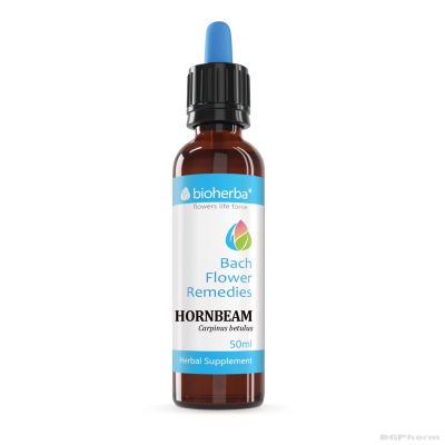 Капките на доктор БАХ : Габър х 50 мл БИОХЕРБА | BIOHERBA Hormbeam Dr Bach Flower Remedies