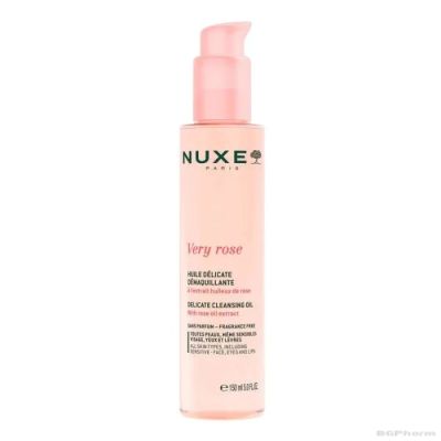 Нукс ВЕРИ РОУЗ Деликатно почистващо и дегримиращо олио х 150 мл | NUXE Very Rose