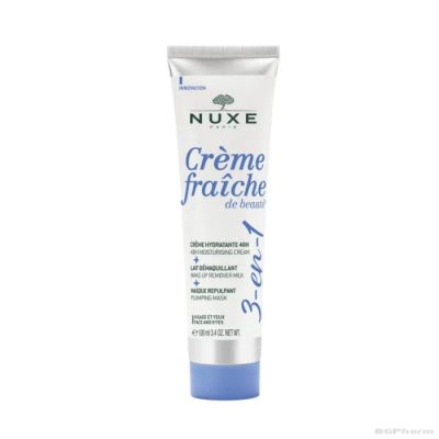 Нукс ФРЕШ ДЮ БЮТЕ Хидратираща крем - маска 3в1 за лице х 100 мл | NUXE Fraiche De Beaute