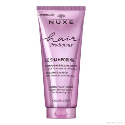 Нукс ХЕЪР ПРОДИЖО Шампоан за коса за блясък и подхранване х 200 мл | NUXE Hair Prodigieux