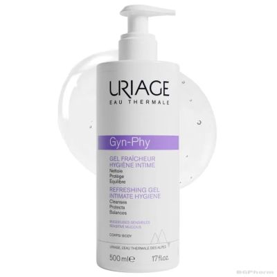 ЮРИАЖ ГИН-ФИ Интимен измивен и освежаващ гел х 500 мл | URIAGE GYN-PHY