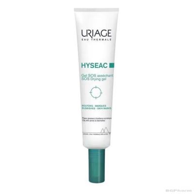 Юриаж ХИСЕАК SOS Локален подсушаващ гел против пъпки и акне х 15 мл | URIAGE Hyseac
