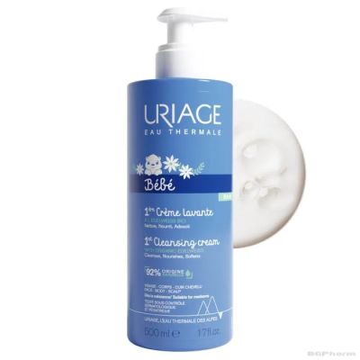 Юриаж БЕБЕ Почистващ и измивен крем за бебета и деца х 500 мл | URIAGE BEBE Creme Lavante
