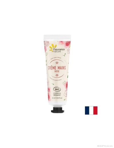 Крем за ръце с флорална вода от роза Дамасцена, масло от Ший и Алое Вера х 30 мл ФЛОРАНС | Fleurance Nature