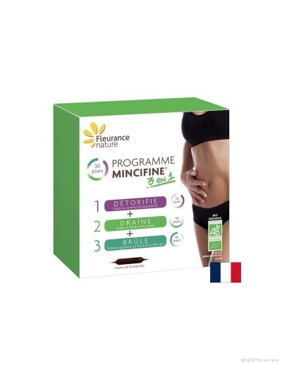МИНЦИФИН 3 в 1 Отслабваща програма БИО х 30 ампули ФЛОРАНС | Mincifine Fleurance Nature