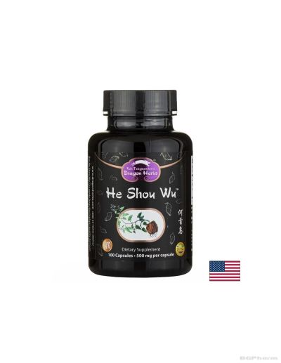 Хъ Шоу У ( Фо-ти ) Формула на дълголетието 500 мг х 100 капсули ДРАГОН ХЕРБС | Dragon Herbs