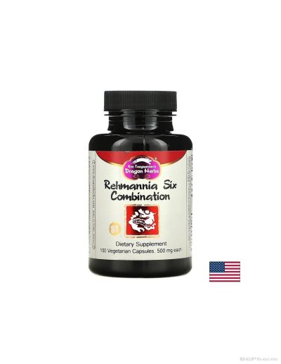 Формула за бъбреци и отделителна система х 100 капсули ДРАГОН ХЕРБС | Dragon Herbs Rehmannia Six Combination