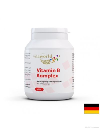 Витамин Б Комплекс х 100 капсули ВИТА УЪРЛД | Vita World Vitamin B Complex