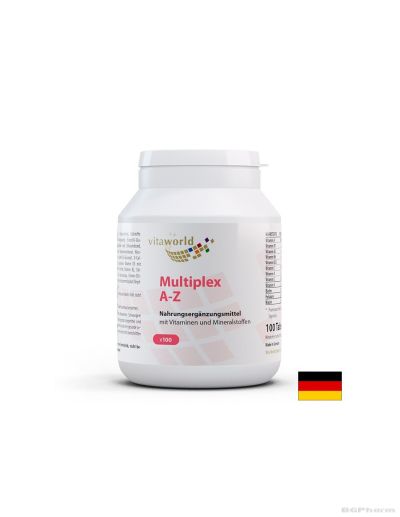 Мултиплекс А-Я Витамини и Минерали х 100 таблетки ВИТА УЪРЛД | Vita World Multiplex