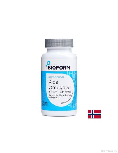Омега 3 за деца 214 мг х 60 капсули за очите и мозъка БИОФОРМ | Bioform Omega 3
