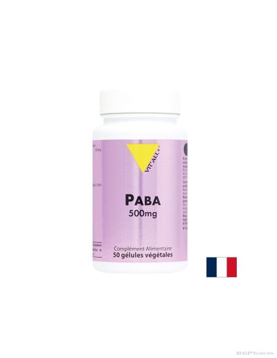 ПАБА - Параамино бензоена киселина 500 мг х 50 капсули ВИТАЛ ПЛЮС | Vit'all + PABA