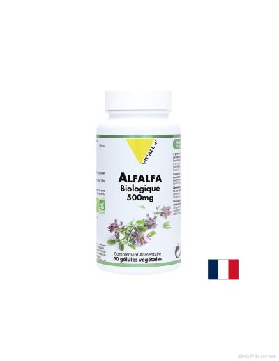 Люцерна БИО екстракт 500 мг x 60 капсули ВИТАЛ ПЛЮС | Vit'all + Alfalfa