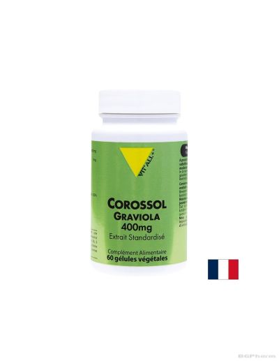 Гравиола екстракт 400 мг + Витамин Б6 х 60 капсули ВИТАЛ ПЛЮС | Vit'all + Graviola