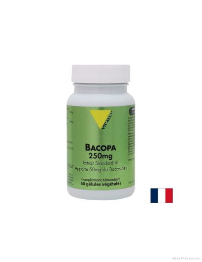 Бакопа мониери ( Брахми ) екстракт 250 мг х 60 капсули ВИТАЛ ПЛЮС | Vit'all +