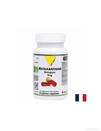 Астаксантин 8 мг x 30 капсули ВИТАЛ ПЛЮС | Vit'all + Astaxanthin