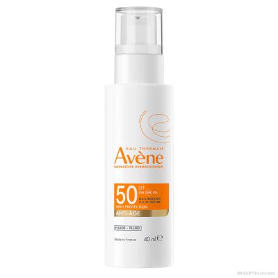 Авен СЪН Слънцезащитен анти - ейдж флуид за лице SPF50 40 мл | Avene Sun Anti-Age