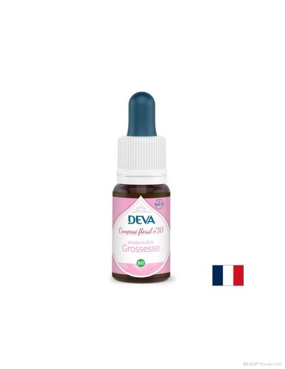 Емоционален баланс по време на  бременност - флорални есенции капки по метода на Бах № 10 х 15 мл ДЕВА | Deva Dr.Bach