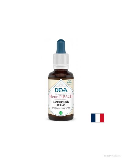 Конски кестен - капки по метода на Бах № 35 х 15 мл за памет и концентрация ДЕВА | Deva Dr. Bach