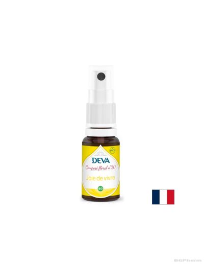 Радост от живота - флорални есенции по метода на Бах № 20 спрей х 30 мл ДЕВА | Deva Dr. Bach