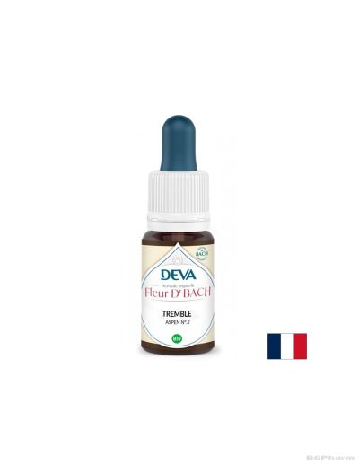 Трепетлика - капки по метода на Бах при безпокойство и натрапчиви мисли х 15 мл ДЕВА | Deva Dr. Bach