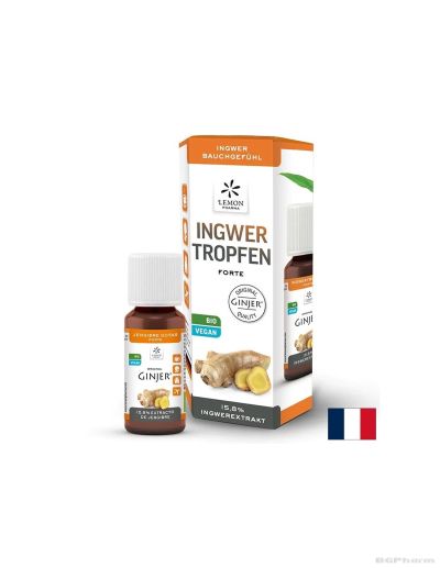 Джинджифил Форте капки при стомашен дискомфорт х 20 мл ЛЕМОН ФАРМА | Lemon Pharma