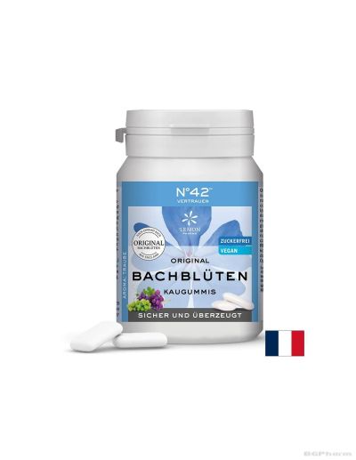 Увереност и доверие в собствените възможности - Дъвки с цветни есенции на д-р Бах N°42 х 40 бр ЛЕМОН ФАРМА | Lemon Pharma