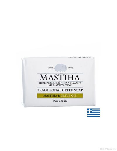 Традиционен гръцки сапун с Мастиха и Зехтин х 100 гр Mastiha | Soap Bar Chios Mastiha