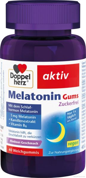 Мелатонин х 40 желирани таблетки ДОПЕЛХЕРЦ | Doppelherz Melatonin Gummies