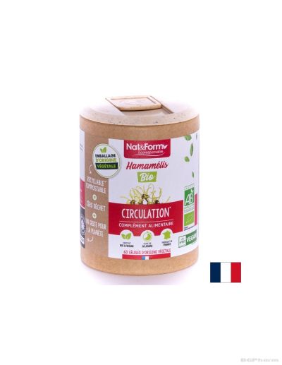 Хамамелис екстракт х 60 капсули за добро кръвообращение NAT&FORM