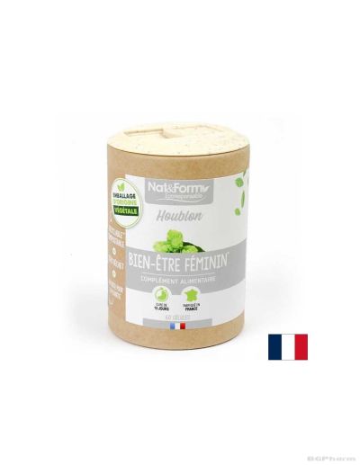 Хмел екстракт х 60 капсули при хормонален дисбаланс и менопауза NAT&FORM