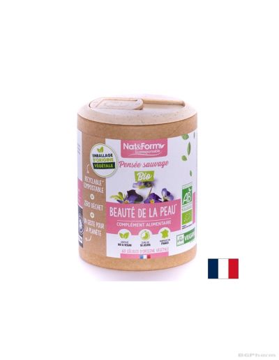 Дива теменуга екстракт х 60 капсули за кожата NAT&FORM