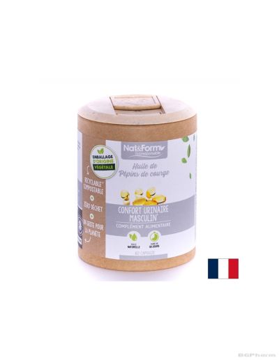 Масло от тиквено семе х 60 капсули за простатата и уринарния тракт NAT&FORM
