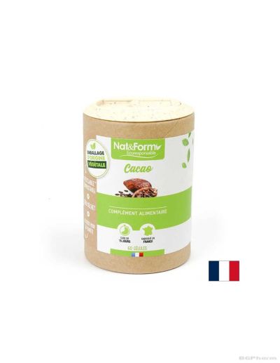 Какаови зърна екстракт х 60 капсули NAT&FORM