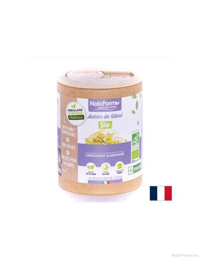 Беловина от липа био екстракт х 90 капсули Nat&Form