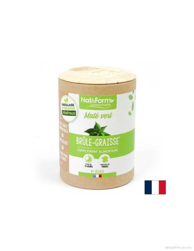 Мате екстракт х 60 капсули против холестерол и кръвна захар NAT&FORM