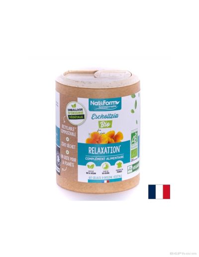 Калифорнийски мак ( Ешолзия ) екстракт х 60 капсули NAT&FORM