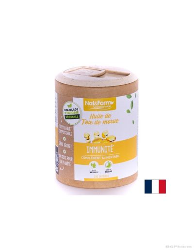 Масло от черен дроб на риба треска х 200 капсули NAT&FORM