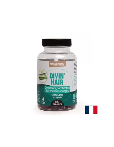 Формула за коса и нокти х 60 желирани таблетки NAT&FORM |  Gummies Divin Hair