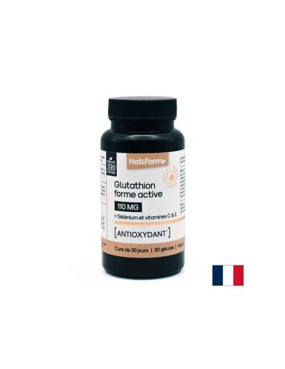 Глутатион + витамин Ц, Е и селен х 30 капсули Nat&Form