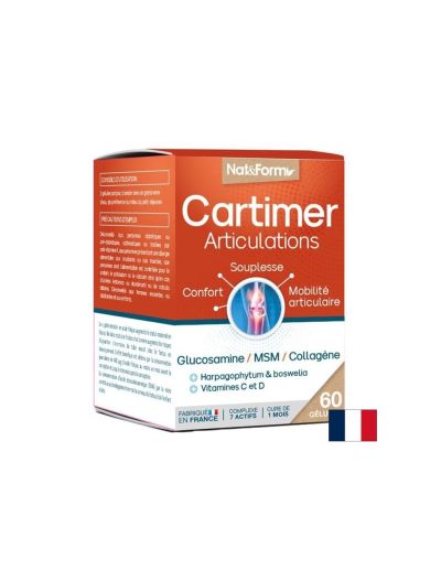 Комплекс за стави и кости х 60 капсули NAT&FORM | Div Cartimer