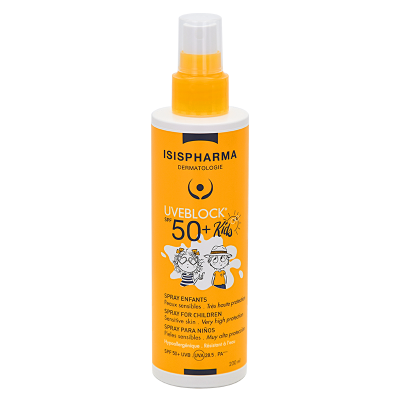UV БЛОК Слънцезащитен спрей за деца SPF50+ х 200 мл ИЗИСФАРМА | UVEBLOCK For Kids Isispharma