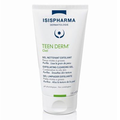 ТИЙН ДЕРМ Почистващ и екфолиращ гел за лице х 150 мл ИЗИСФАРМА | Isispharma Teen Derm