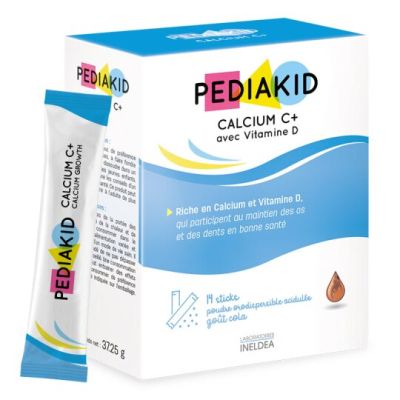 ПЕДИАКИД Калций + Витамин Д за деца х 14 сашета | PEDIAKID Calcium + Vitamin D3