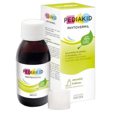 ПЕДИАКИД Сироп против чревни паразити за деца 15+ г и възрастни х 125 мл | PEDIAKID Phytovermil 