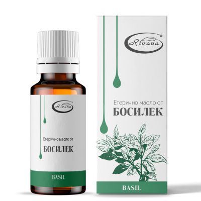 БОСИЛЕК Етерично масло х 10 мл РИВАНА | Rivana Basil Oil