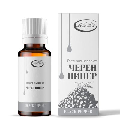 ЧЕРЕН ПИПЕР Етерично масло х 10 мл РИВАНА | Rivana Black Pepper Oil